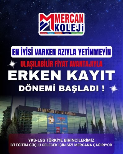 Mercan Koleji’nde Erken Kayıt Dönemi Başladı