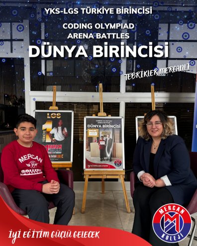 Dünya Birinciliği Tesadüf Değil, Doğru Eğitimin Sonucudur Mercan Koleji
